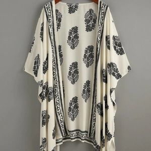 Tribal print kimono